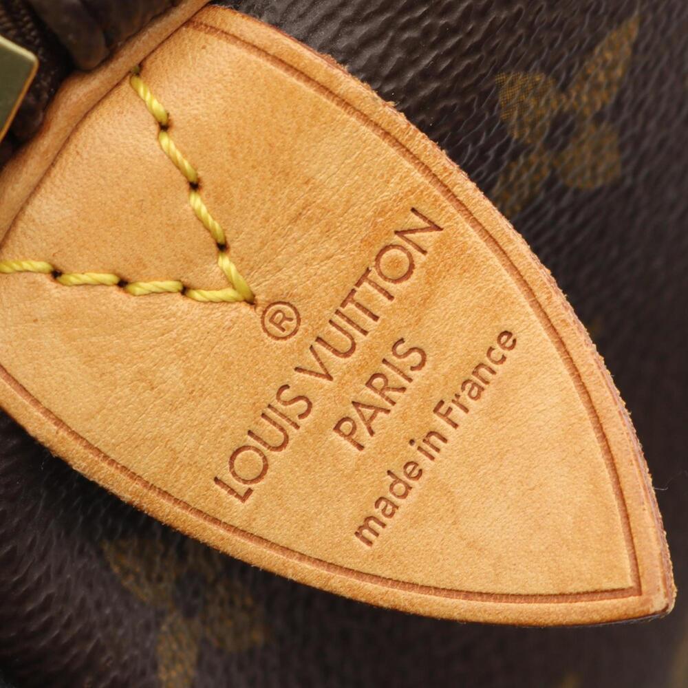 LOUIS VUITTON Brown Monogram Leather Keepall 45 Boston Bag - Picture 4 of 11